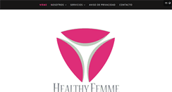 Desktop Screenshot of healthyfemme.com